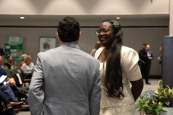 Dr. Raven Baxter at a speaking engagement